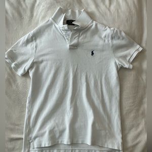 Men’s Polo Ralph Lauren Polo Shirt - Custom Fit White